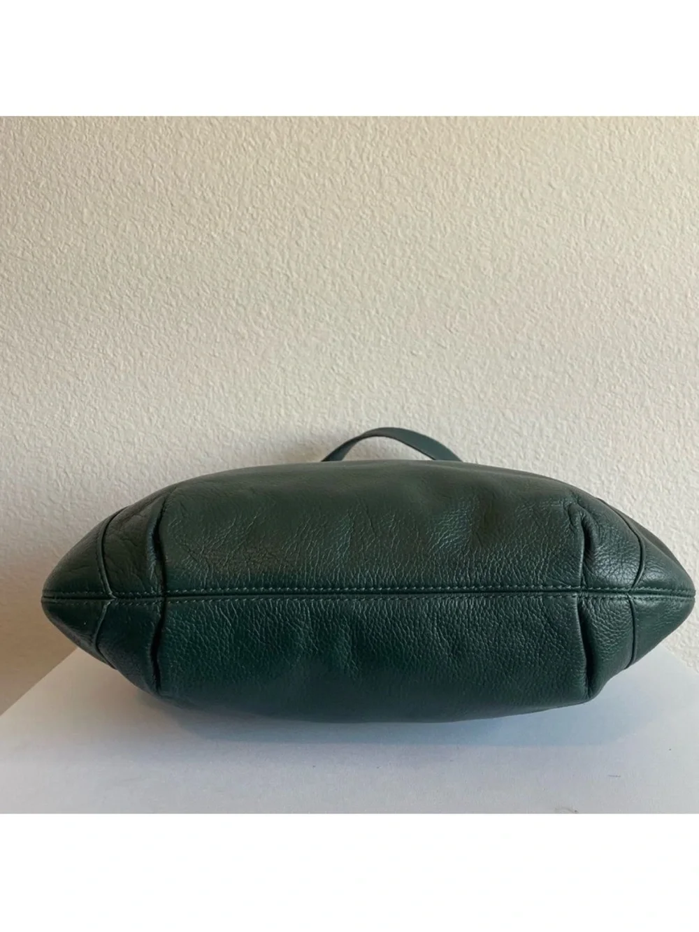Michael Kors Green Leather Fulton Bedford Shoulder Bag Jet Set Selma
